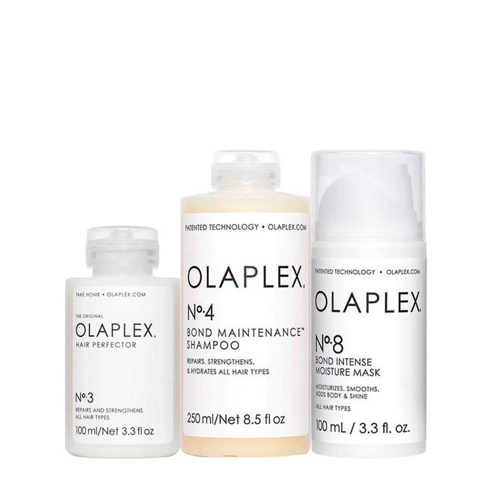 Olaplex Kit Perfect Hair N°3 100ml N°4 250ml N°8 100ml | Hair Gallery