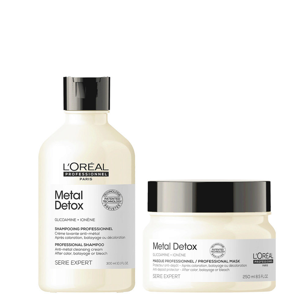 L'Oréal Professionnel Paris Serie Expert Metal Detox Kit Shampoo 300ml  Masque 250ml | Hair Gallery