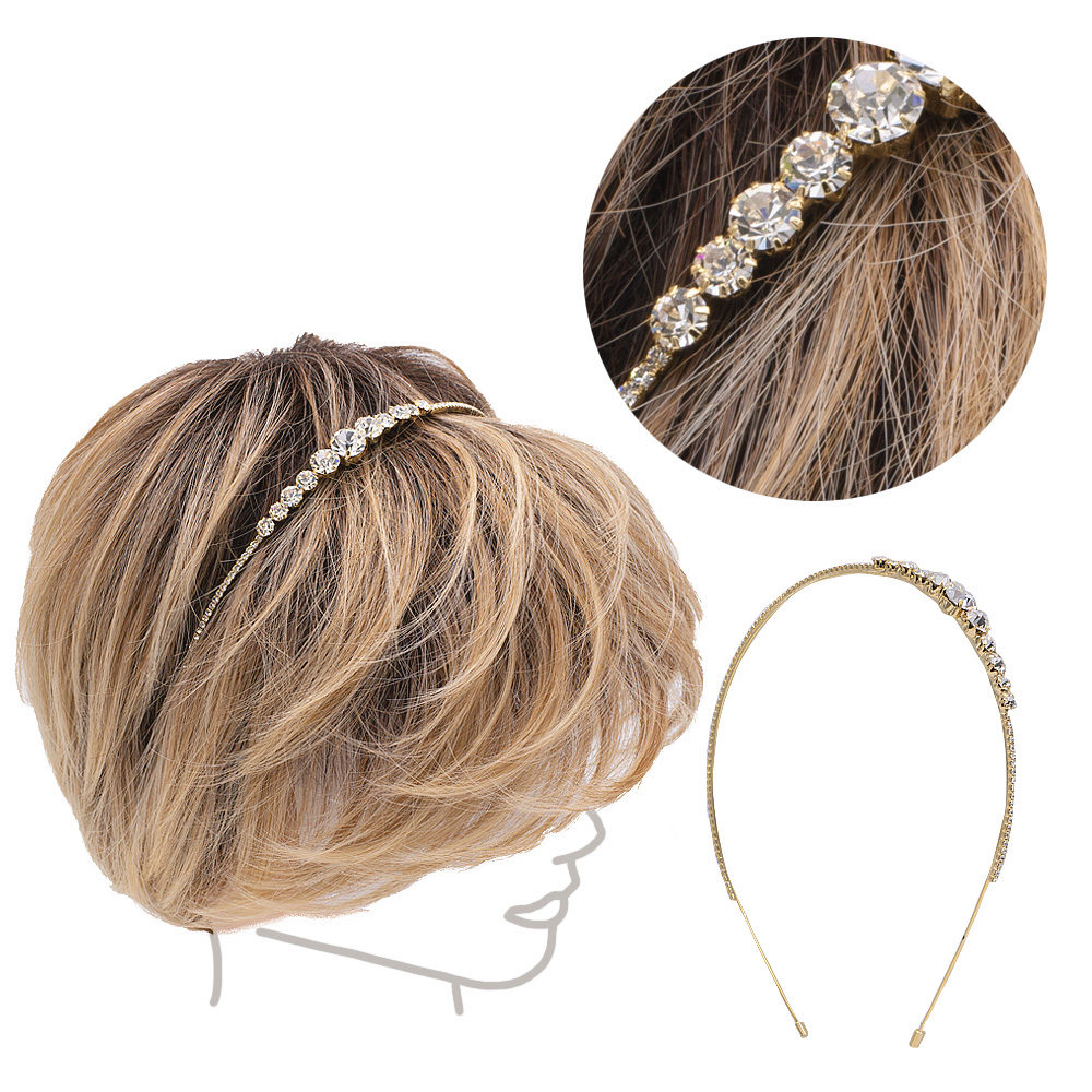 VIAHERMADA Bandeau pour cheveux avec pierres et strass | Hair Gallery
