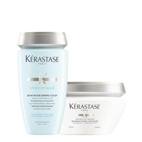 Kerastase Specifique Bain Riche Dermo Calm 250ml - shampooing apaisant et  purifiant | Hair Gallery