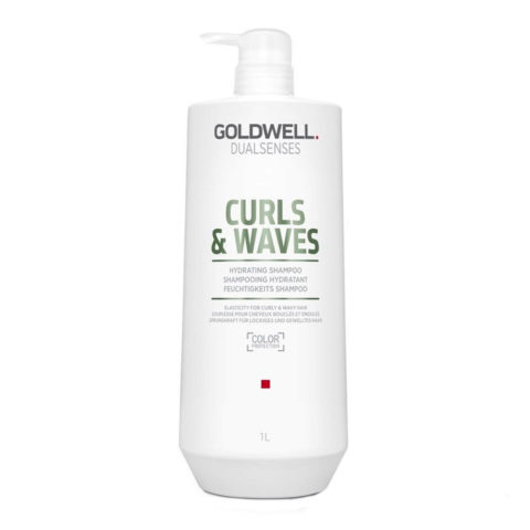 Dualsenses Curls & Waves Hydrating Shampoo 1000ml - shampooing hydratant pour cheveux bouclés ou ondulés