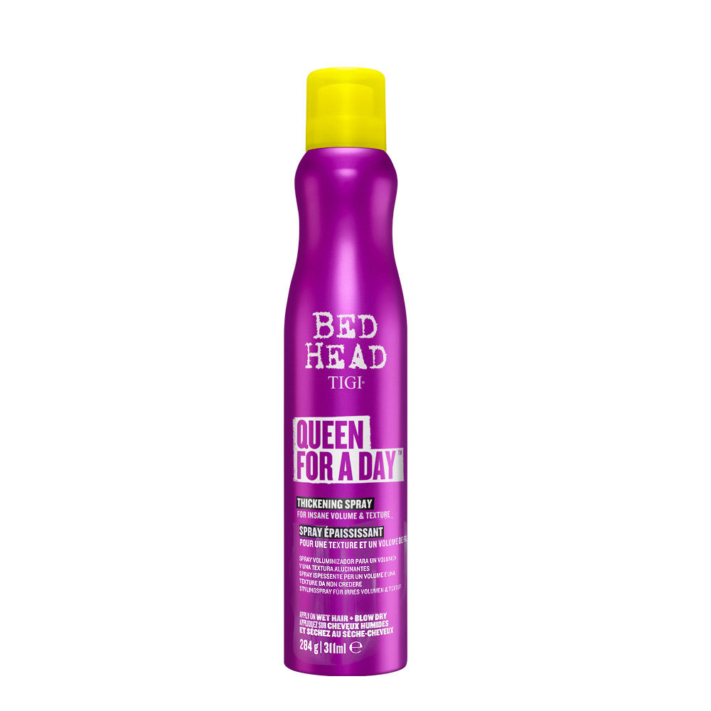 Tigi Bed Head Queen For a Day Thickening Spray 311ml - spray épaississant  pour cheveux mi-fins | Hair Gallery