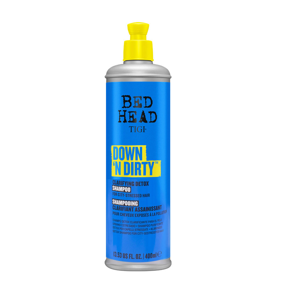 Tigi Bed Head Down'N Dirty Shampoo 400ml - shampooing purifiant | Hair  Gallery