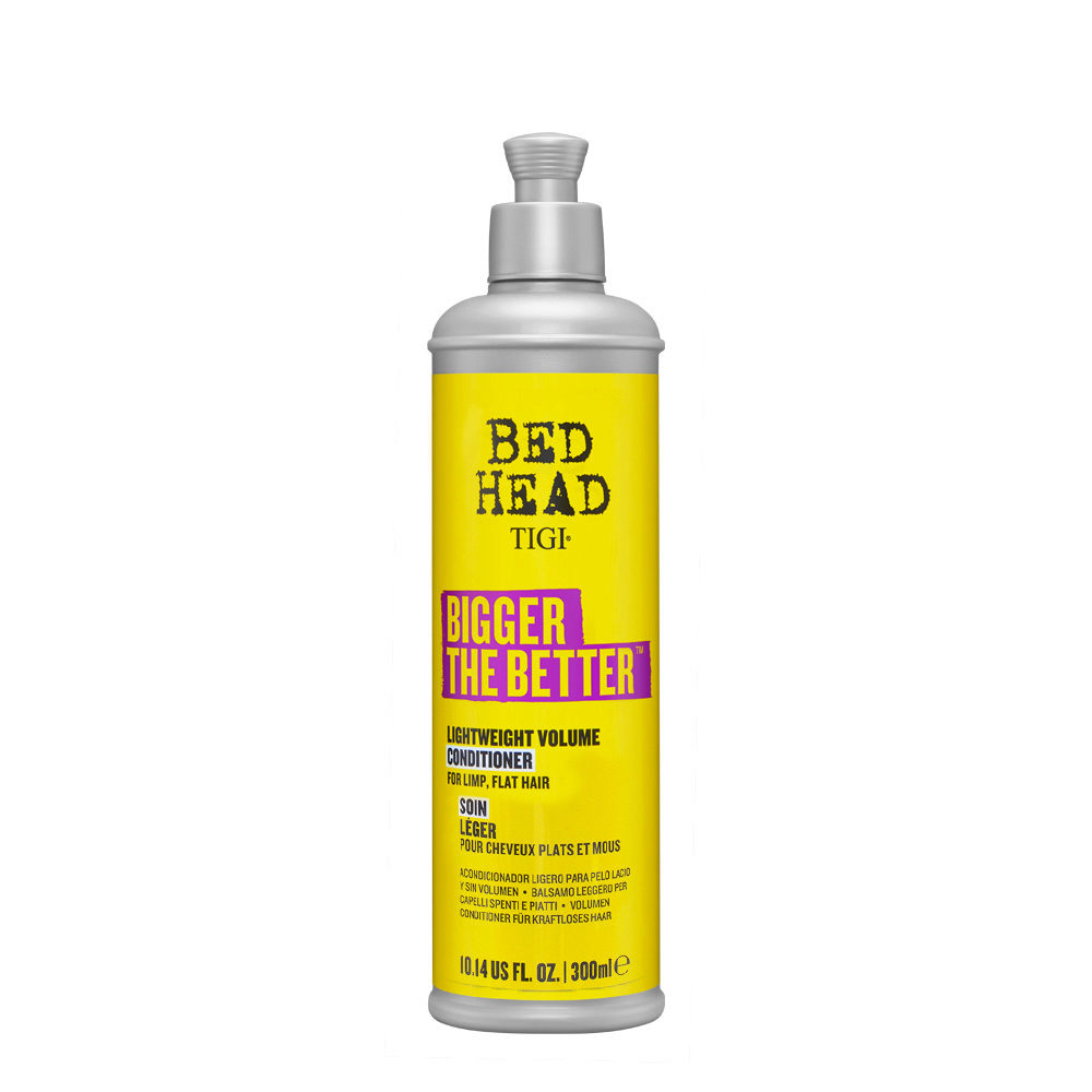 Tigi Bed Head Bigger The Better Lightweight Volume Conditioner 300ml -  après-shampooing pour cheveux fins | Hair Gallery