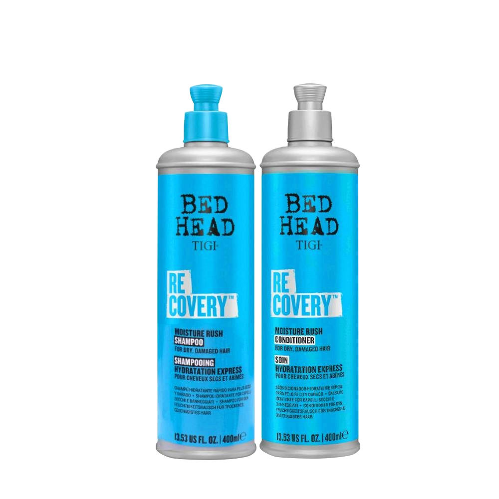 Tigi Bed Head Recovery Moisture Rush Shampoo 400ml Conditioner 400ml | Hair  Gallery