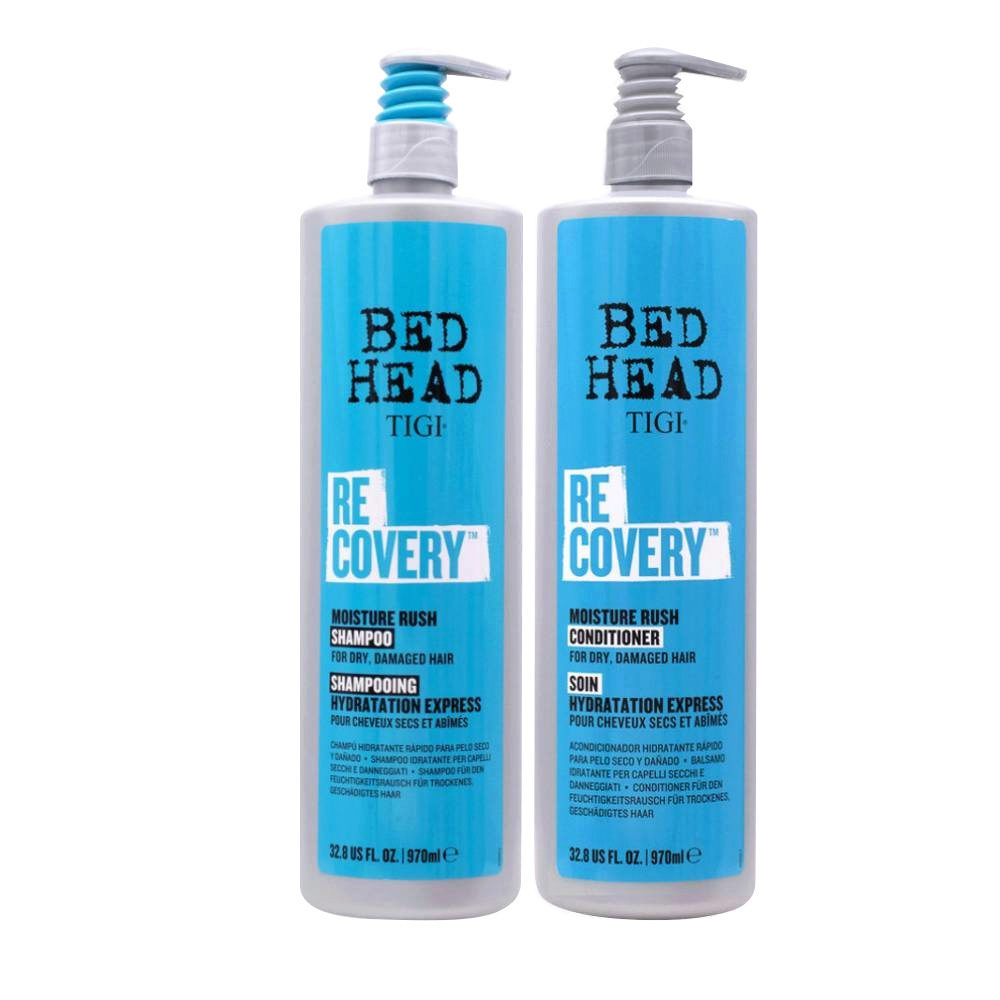 Tigi Bed Head Recovery Moisture Rush Shampoo 970ml Conditioner 970ml | Hair  Gallery