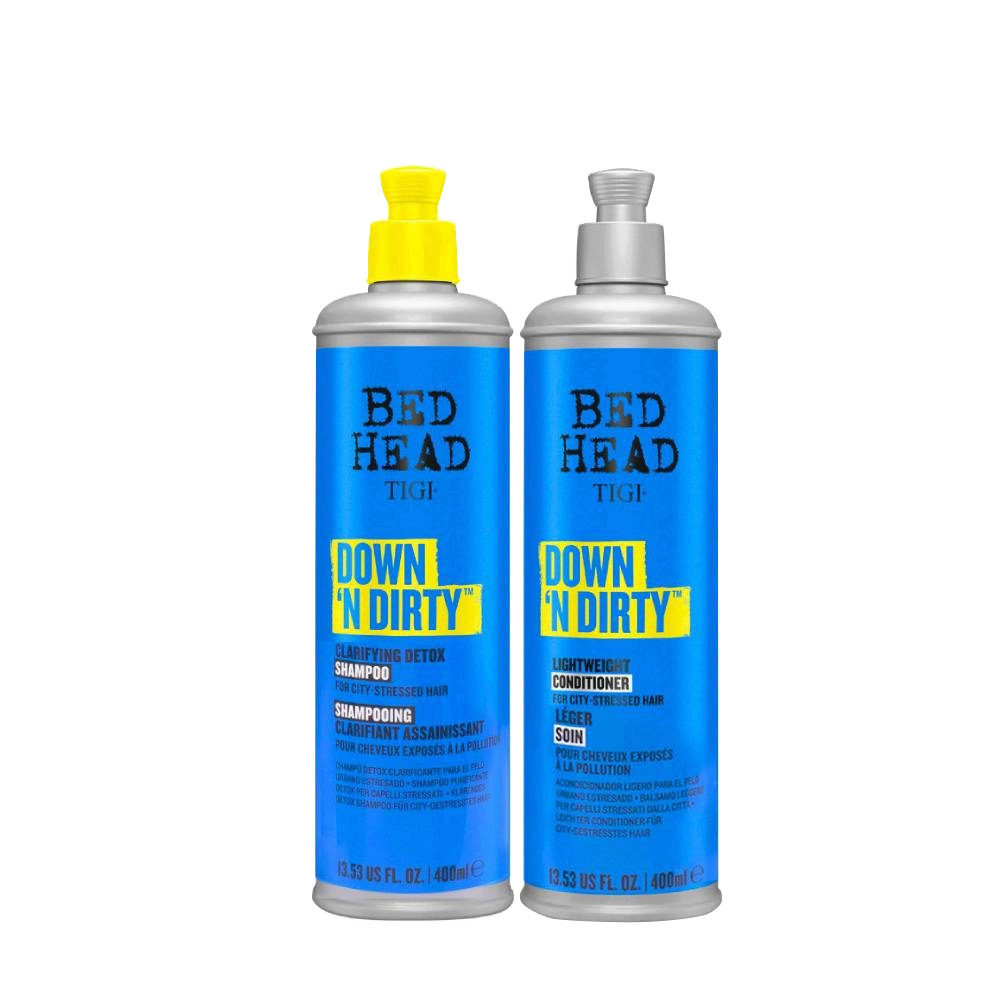 Tigi Bed Head Down'N Dirty Shampoo 400ml Conditioner 400ml | Hair Gallery