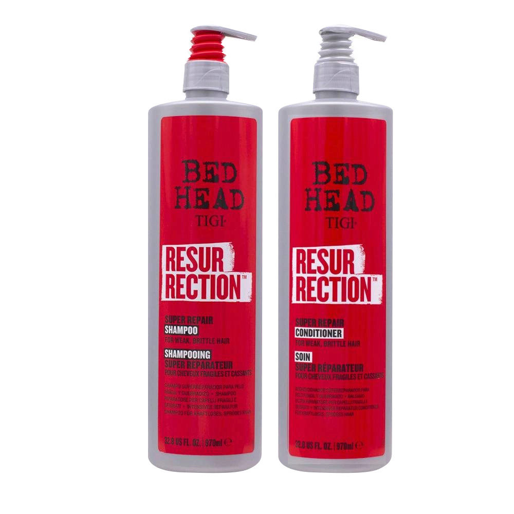 Tigi Bed Head Resurrection Super Repair Shampoo 970ml Conditioner 970ml |  Hair Gallery