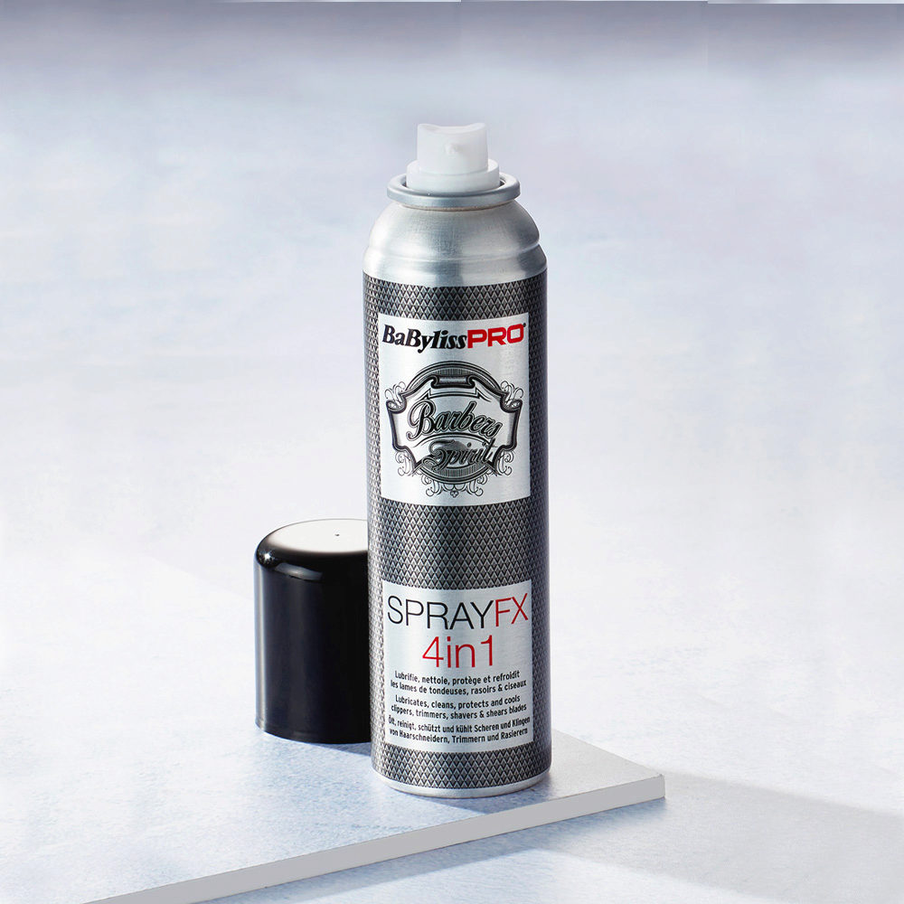 Babyliss Pro Lubrifiant Spray pour lames de tondeuse 4en1 FX040290E | Hair  Gallery
