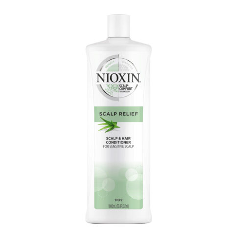 Nioxin Scalp Relief Shampoo 1000ml - shampooing pour cuir chevelu sec et  qui démange | Hair Gallery