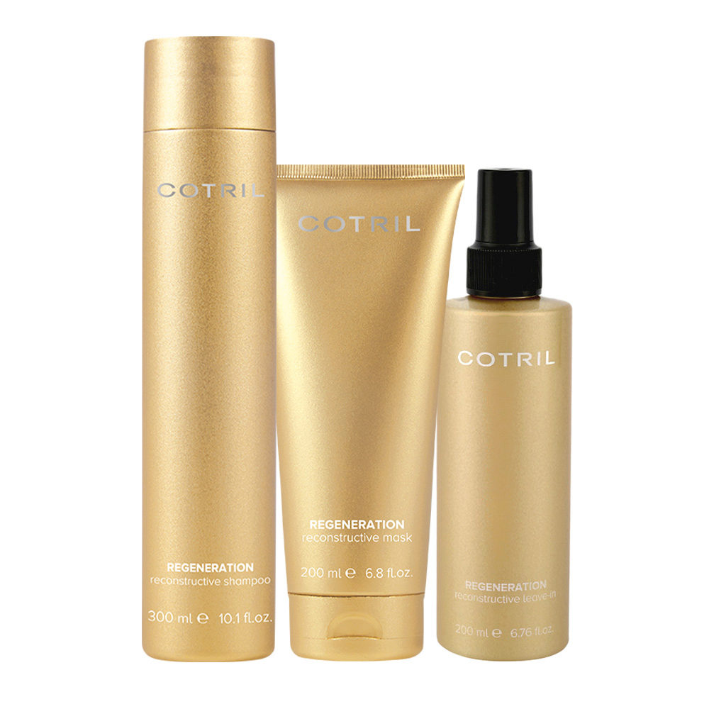 Cotril Regeneration Shampoo 300ml Mask 200ml Leave-In Conditioner 200ml |  Hair Gallery