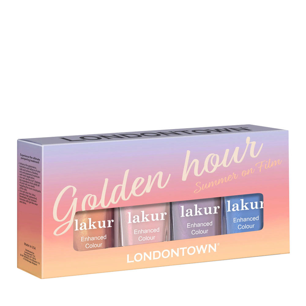LondonTown Golden Hour Kit 4x7ml - coffret de mini vernis à ongles | Hair  Gallery