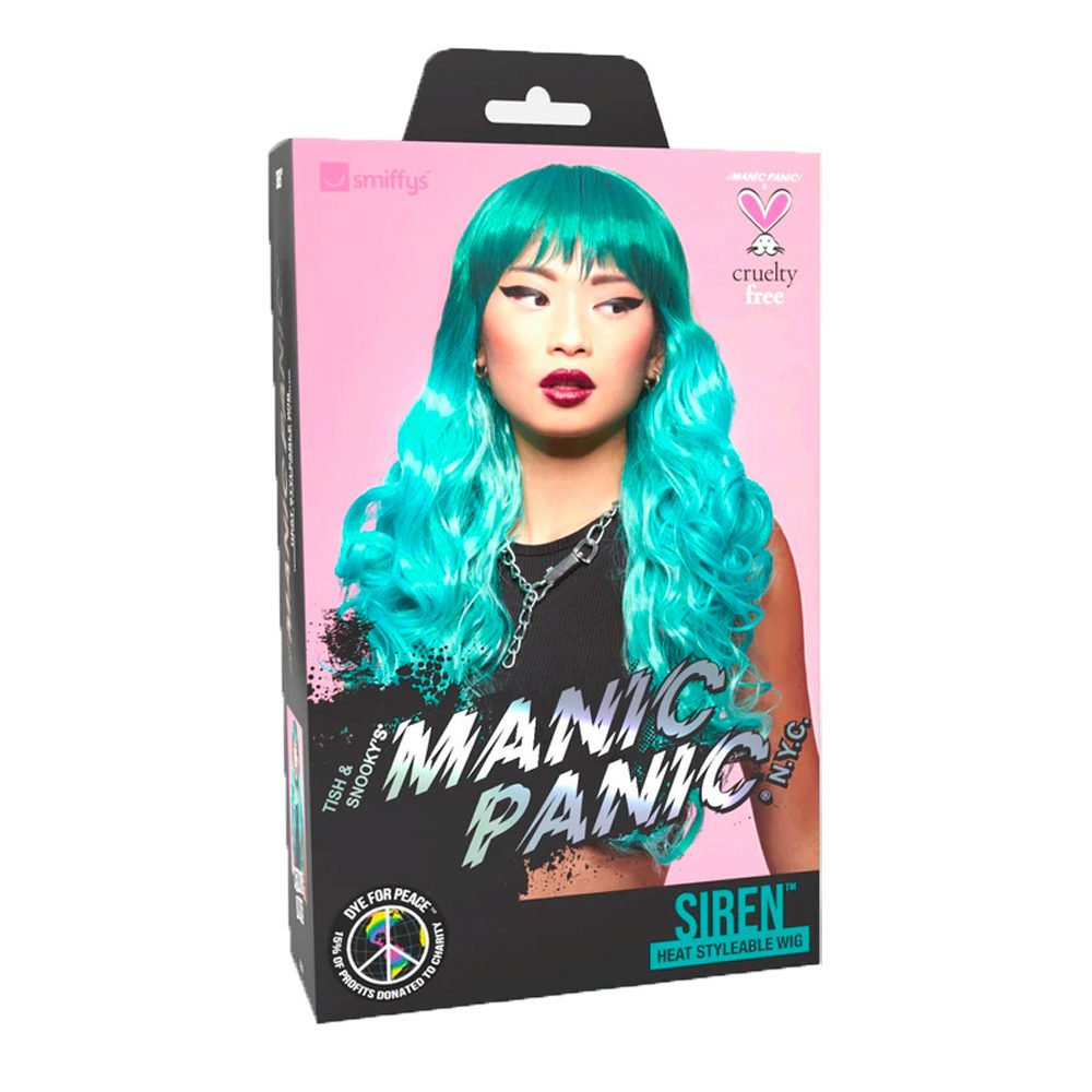 Manic Panic Mermaid Ombre Siren Wig - perruque de couleur bleu-vert | Hair  Gallery