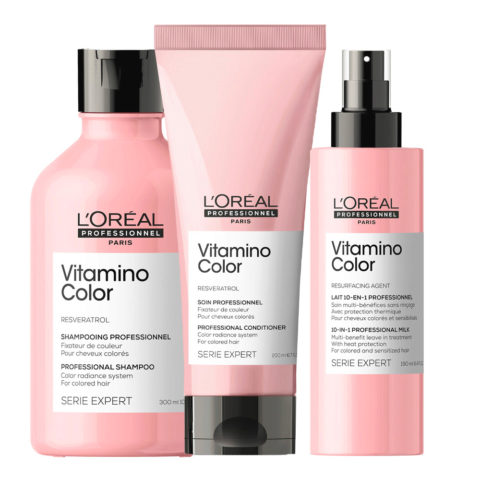 L'Oréal Professionnel Paris,Serie Expert Vitamino Color Kit Shampoo 300ml  Mask 250ml | Hair Gallery