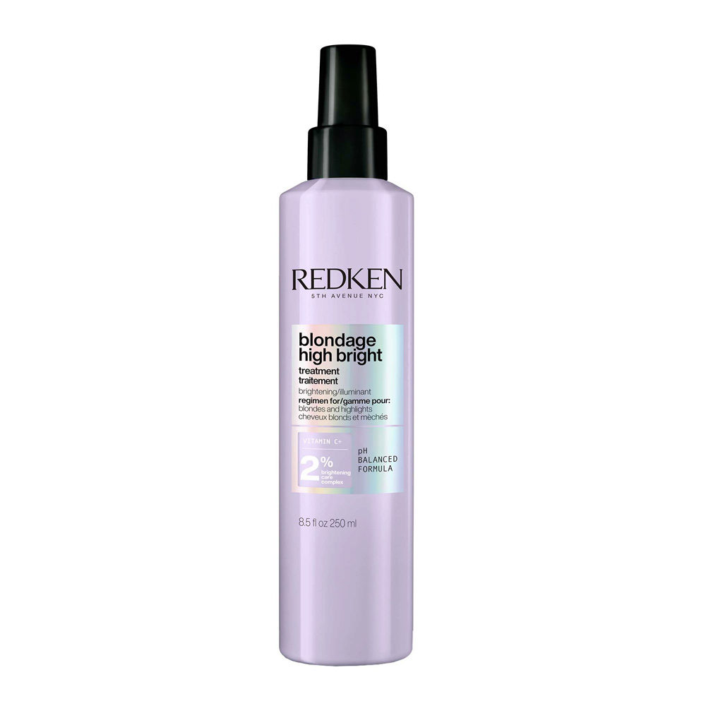 Redken Blondage High Bright Pre-Treatment 250ml - pré-shampooing pour cheveux  blonds brillants | Hair Gallery