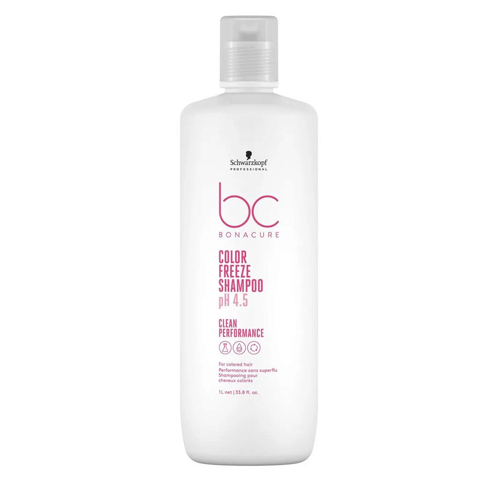 Schwarzkopf BC Bonacure Color Freeze Shampoo pH 4.5 1000ml - shampooing  pour les cheveux colorés | Hair Gallery
