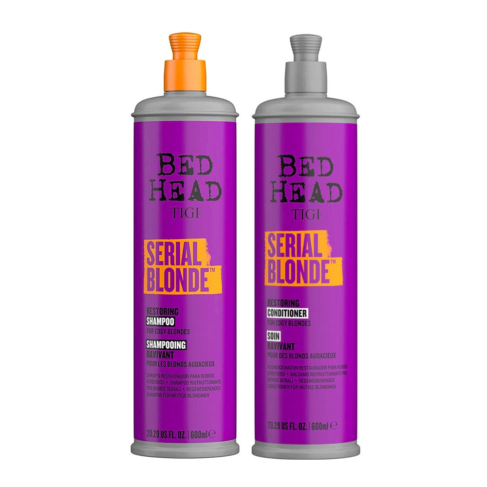 Tigi Bed Head Serial Blonde Shampoo 600ml Conditioner 600ml | Hair Gallery