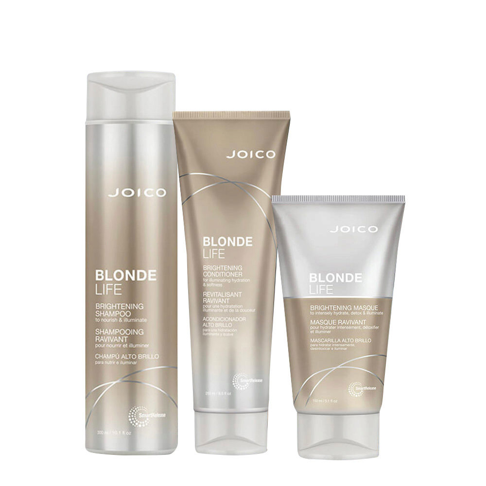 Joico Blonde Life Brightening Shampoo 300ml Conditioner 250ml Mask 150ml |  Hair Gallery