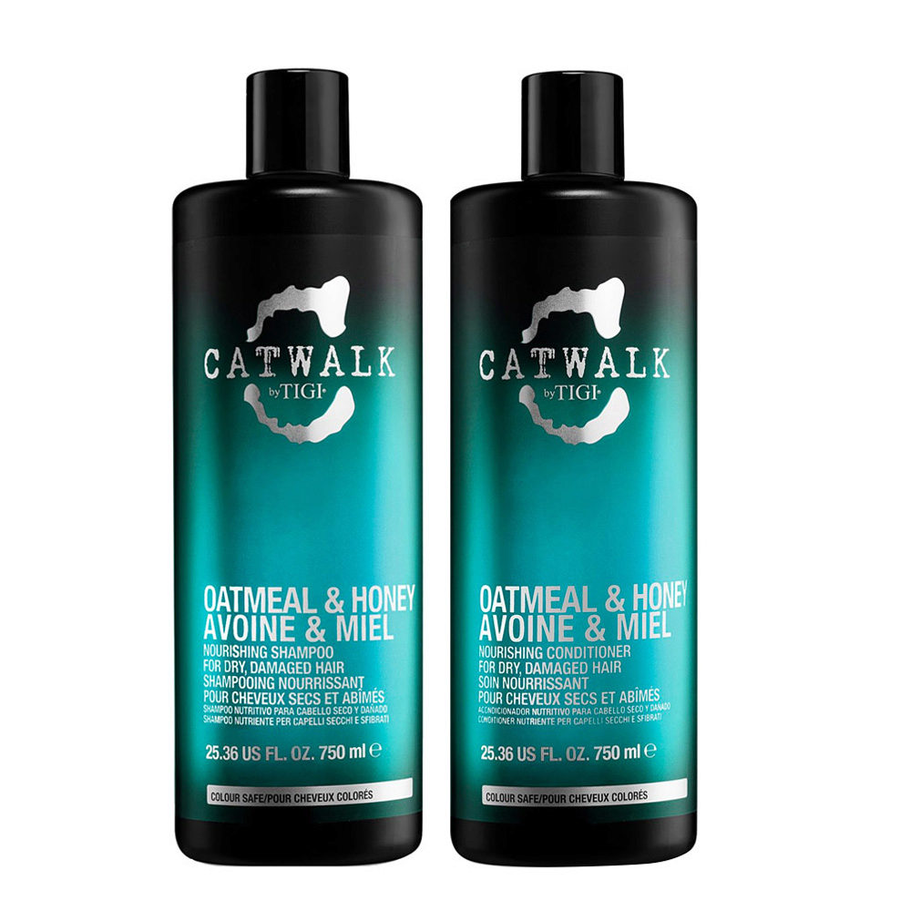 Tigi Catwalk Oatmeal & Honey Nourishing Shampoo 750ml Conditioner 750ml |  Hair Gallery