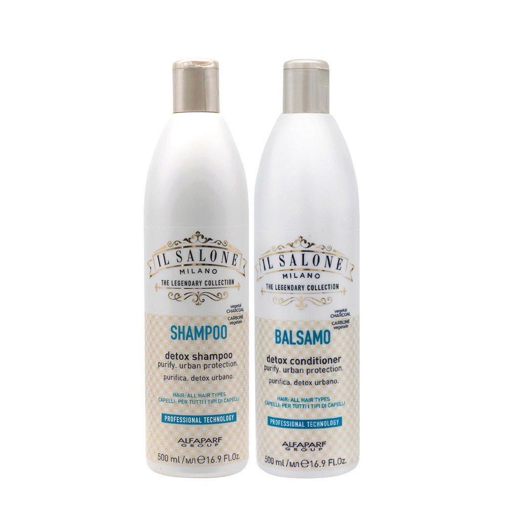 Alfaparf Il Salone Detox Shampoo 500ml Conditioner 500ml | Hair Gallery