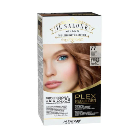 Il Salone Plex Rebuilder Color Kit 7.7 Blonde Cannelle - coloration permanente en crème