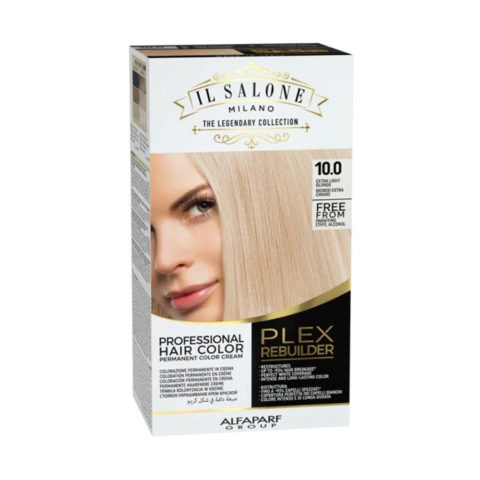 Il Salone Plex Rebuilder Color Kit 10.0 Blond Extra Clair  - coloration permanente en crème