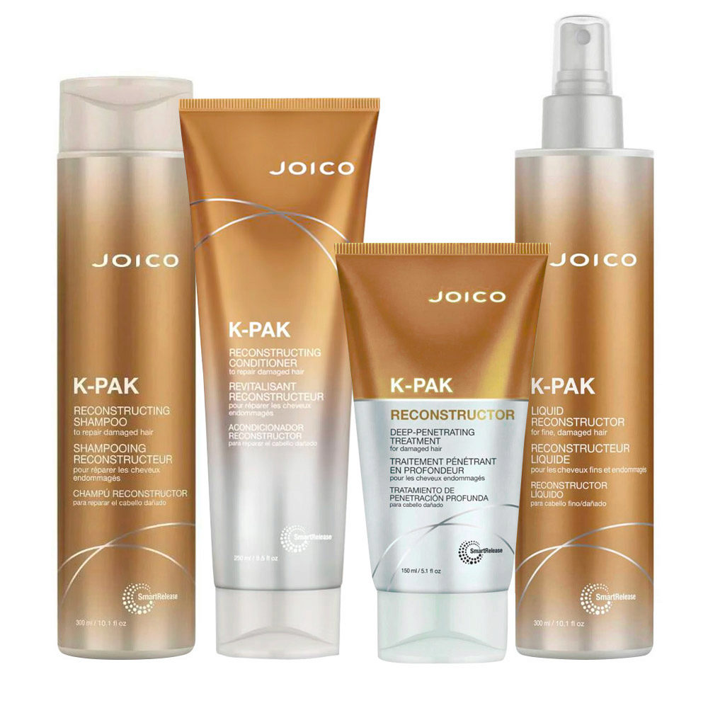 Joico K-pak Reconstructing Shampoo 300ml Conditioner 250ml Liquid  Reconstructor 300ml | Hair Gallery