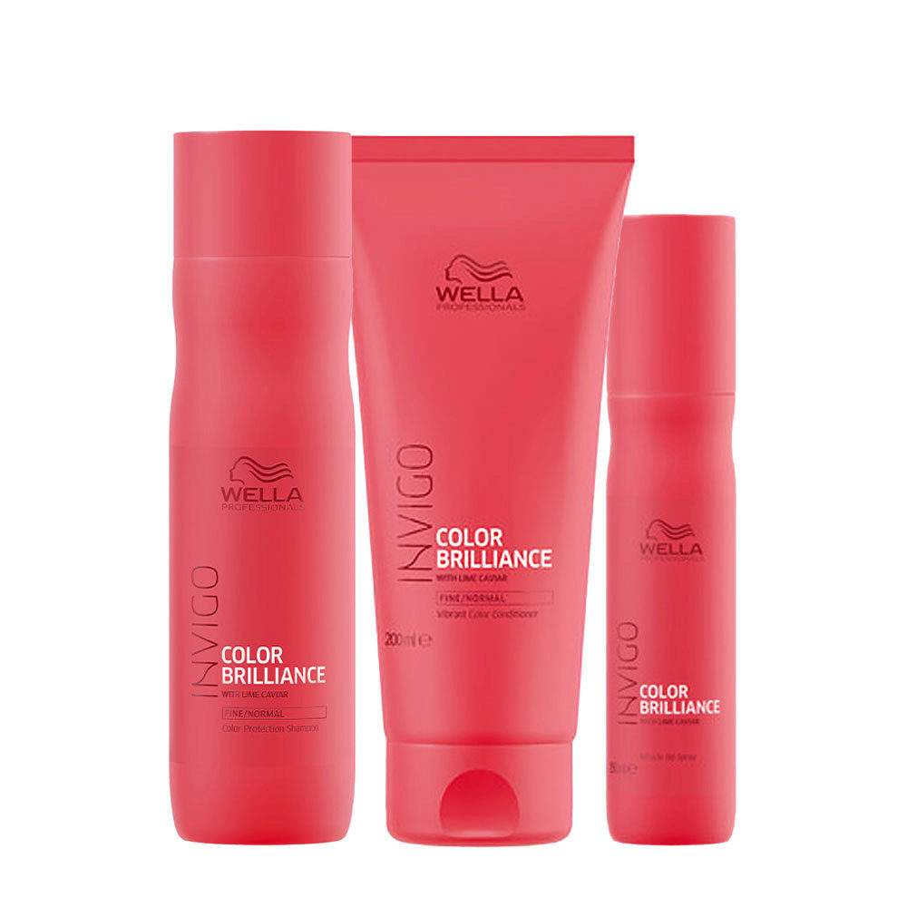 Wella Invigo Color Brilliance Shampoo Fine/Normal 250ml Conditioner 200ml  Miracle BB Spray 150ml | Hair Gallery