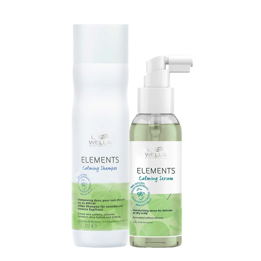Wella Professional New Elements Calm Shampoo 250ml Serum 100ml | Hair  Gallery