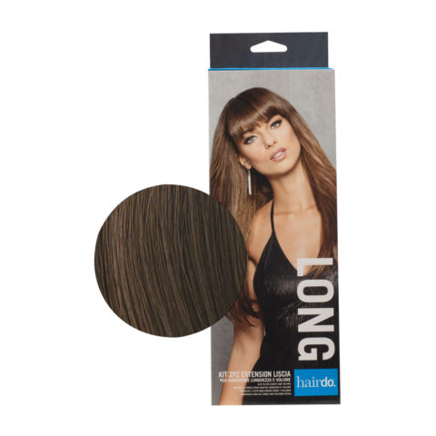 Hairdo Extension Lisse Marron Moyen Cuivré 2x51cm - extension de cheveux |  Hair Gallery