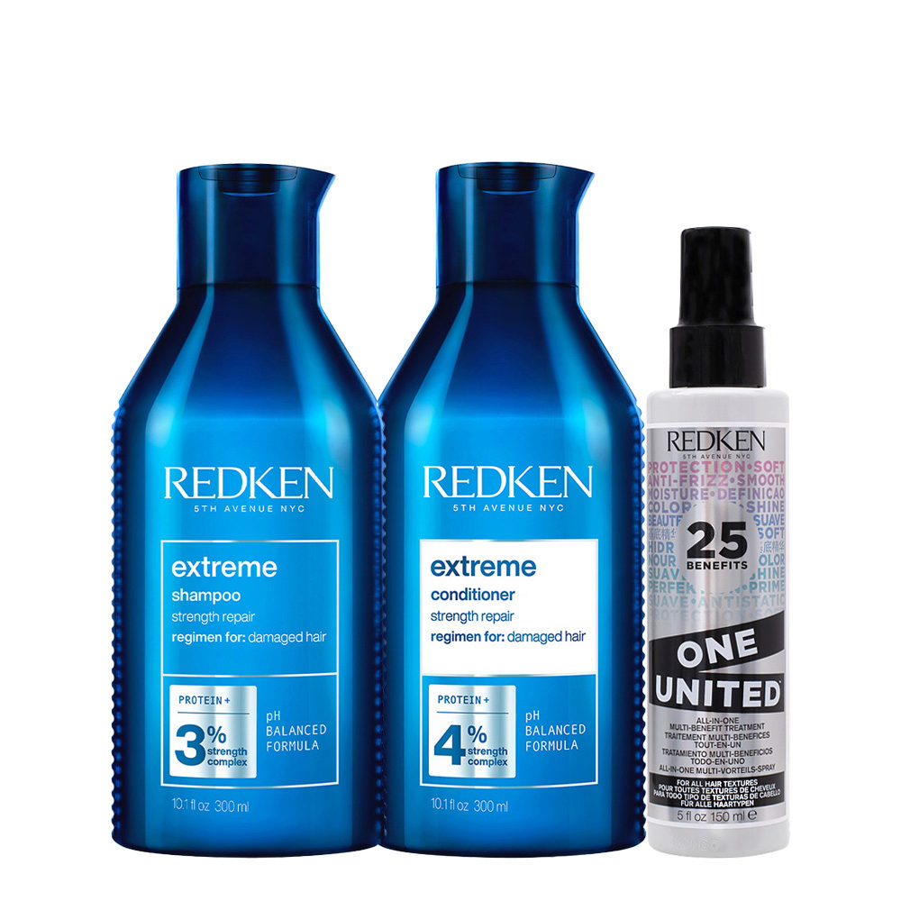 Redken Extreme Shampoo 300ml Conditioner 300ml One United All in one spray  150ml | Hair Gallery