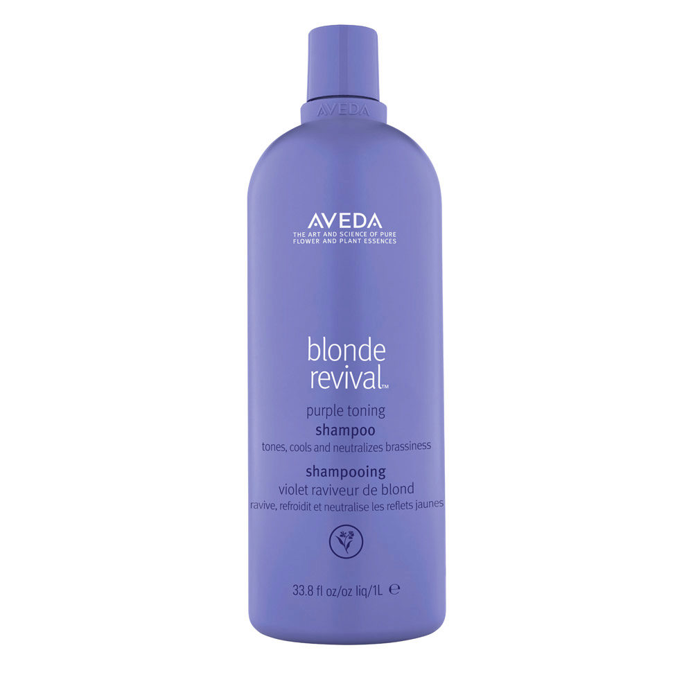 Aveda Blonde Revival Purple Toning Shampoo 1000ml - Shampooing Anti Jaune |  Hair Gallery