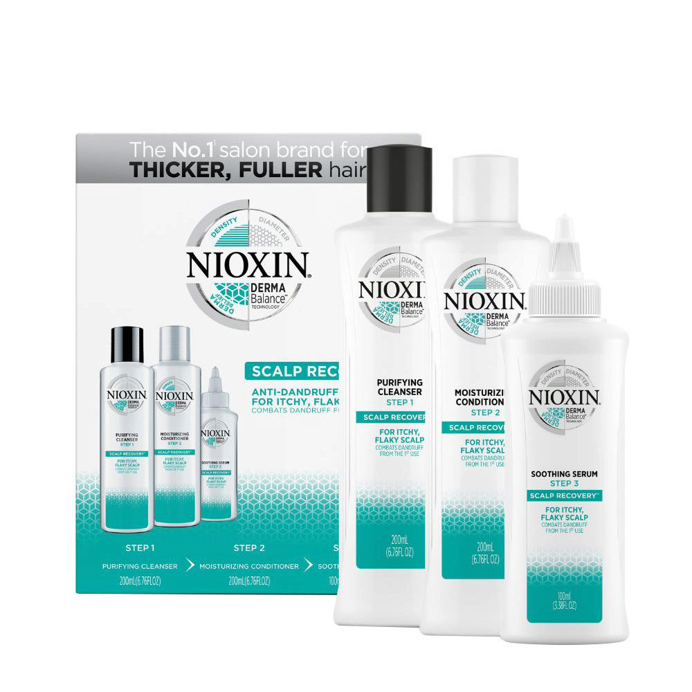 Nioxin Scalp Recovery Système antipelliculaire Kit 200+200+100ml | Hair  Gallery