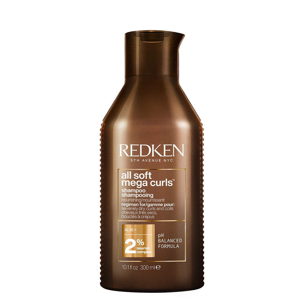 Redken All Soft Mega Curls Shampoo 300ml - shampooing pour cheveux bouclés  et secs | Hair Gallery