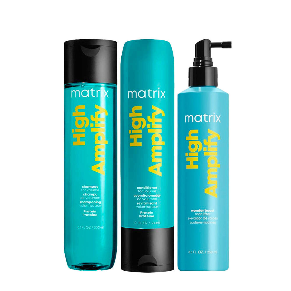 Matrix Total Results High Amplify Protein Shampoo 300ml Conditioner 300ml  Wonder Boost 250ml | Hair Gallery