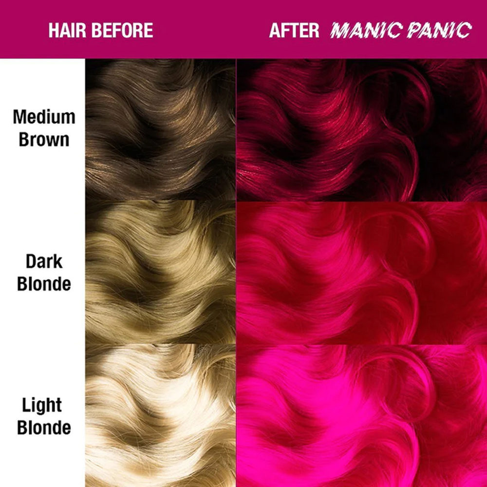 Manic Panic Classic High Voltage Hot Hot Pink 237ml - Crème Colorante  Semi-Permanente | Hair Gallery