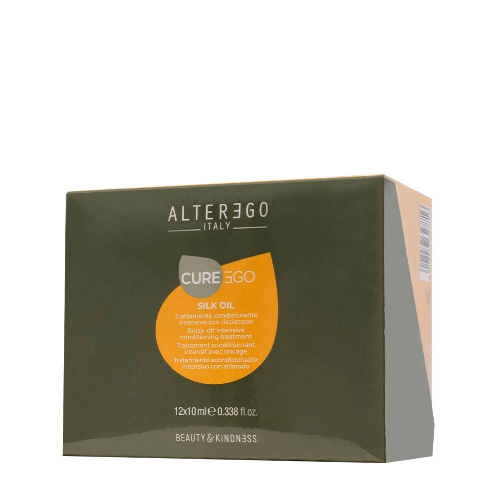 Alterego CurEgo Silk Oil Intensive Lotion 12x10ml - soin conditionnant  intensif par rinçage | Hair Gallery