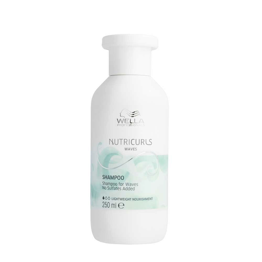 Wella Nutricurls Shampoo For Waves 250ml - shampoing pour cheveux ondulés |  Hair Gallery