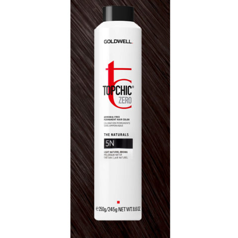5N Topchic Zero Light Natural Brown Can 250ml  - coloration permanente sans ammoniaque