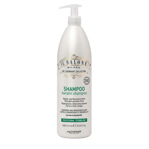 Il Salone Milano Keratin Shampoo 1000ml - shampoing pour cheveux abîmés et fragilisés