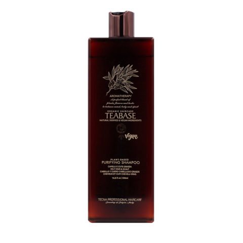 Teabase Aromatherapy Purifying Shampoo 500ml - shampoing pour cheveux et cuir chevelu gras